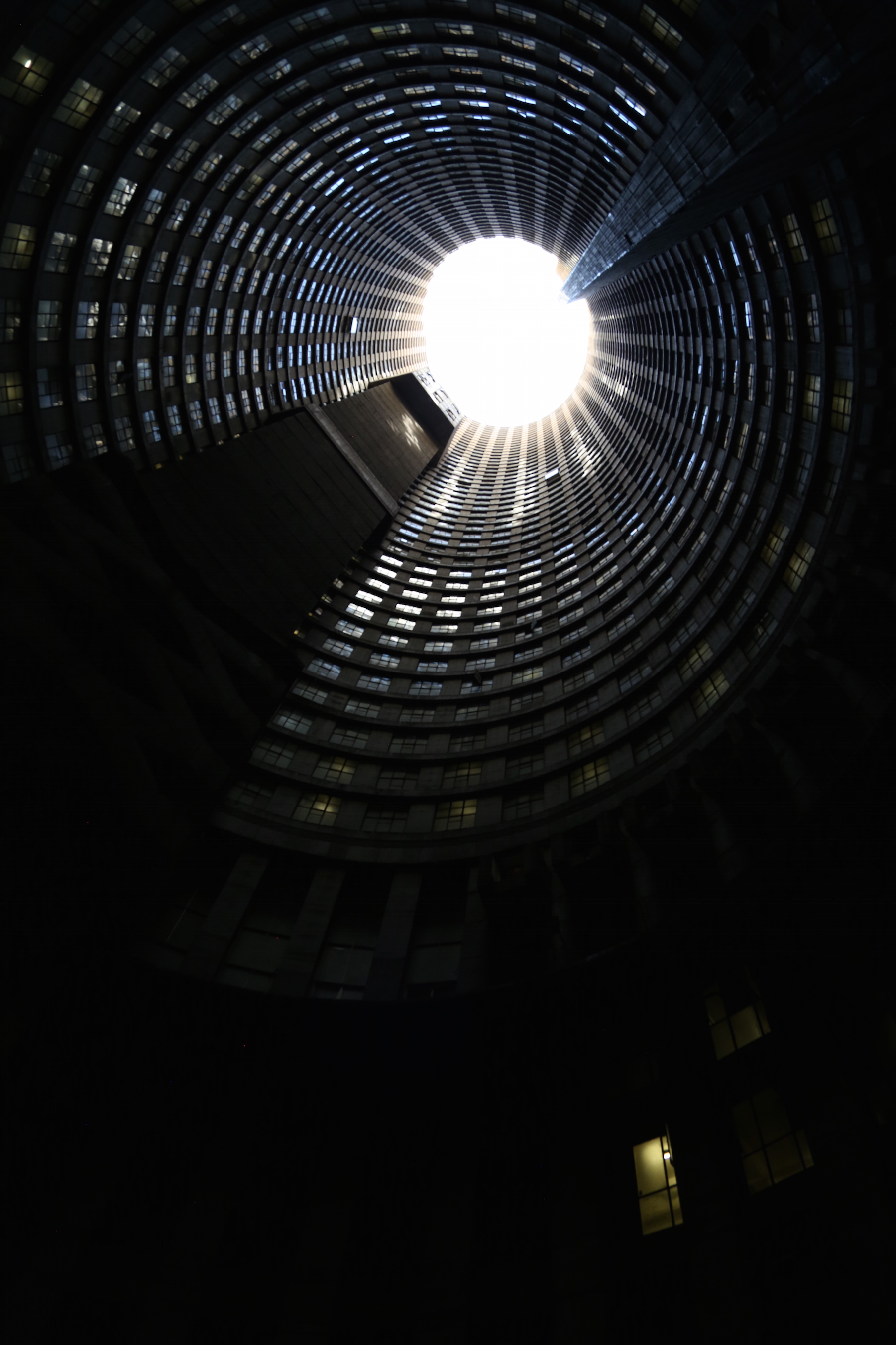 Inside Ponte Tower Johannesburg